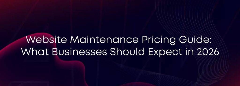 Website Maintenance Pricing
