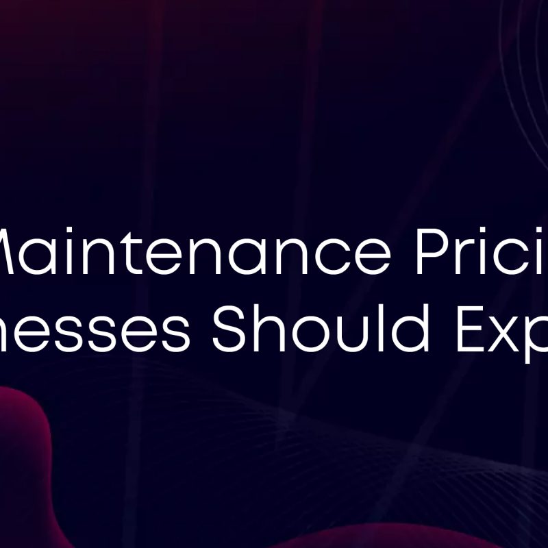 Website Maintenance Pricing