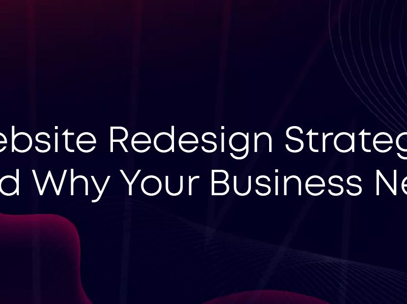 website redesign strategy