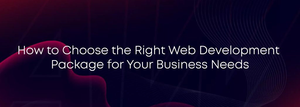 How to Choose the Right Web Development Package for Your Business Needs