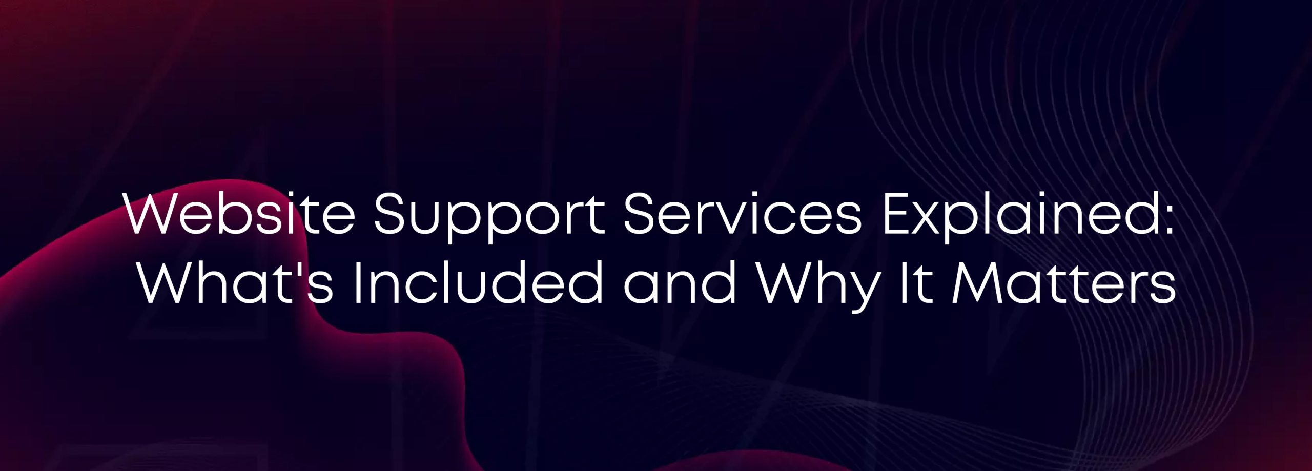 Website Support Services