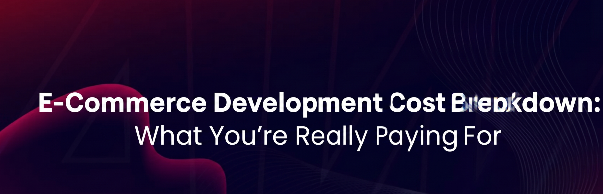 ecommerce development cost breakdown
