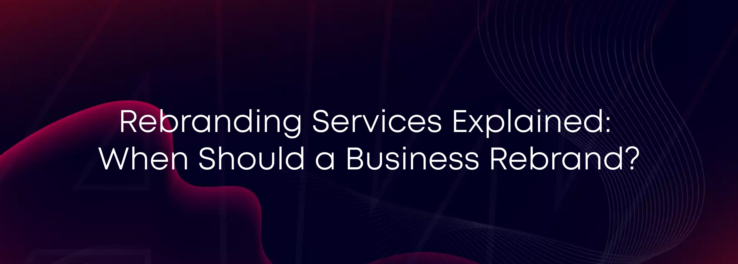 rebranding services